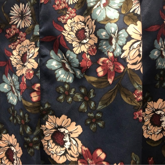 Nanette Lepore Satin Floral PJ XL - Picture 5 of 6